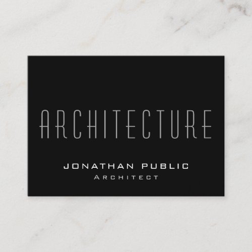 Modern Architecture Template Elegant Architect Top Business Card