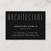 Modern Architecture Template Elegant Architect Top Business Card | Zazzle