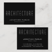 Modern Architecture Template Elegant Architect Top Business Card | Zazzle