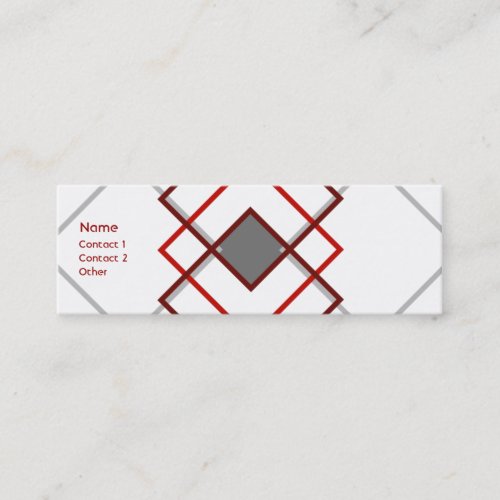 Modern  Argyle Business Card