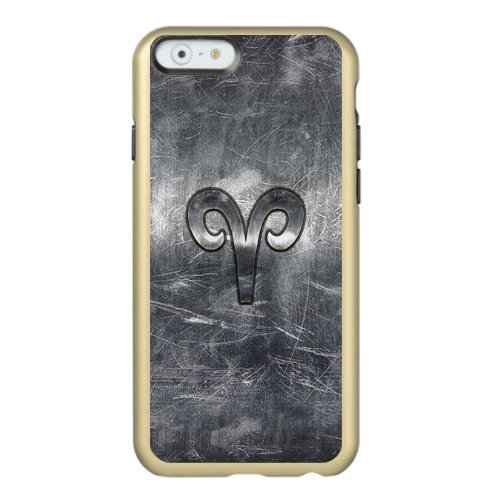 Modern Aries Zodiac Sign Grunge Distressed Style Incipio Feather Shine iPhone 6 Case