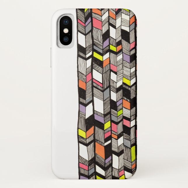 Modern Arrows Ink Pattern Abstract Tribal Case-Mate iPhone Case (Back)