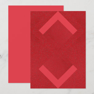 Modern Arrows Red Card – Customizable