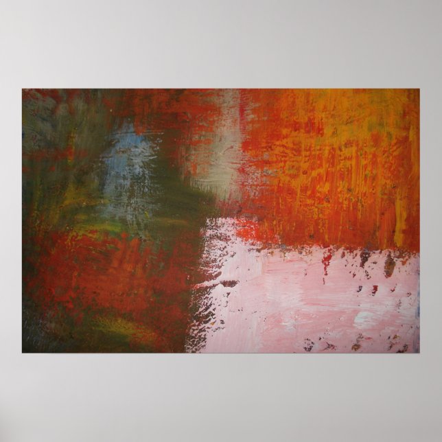 Modern Art - Abstract Painting Art Print Poster (Front)