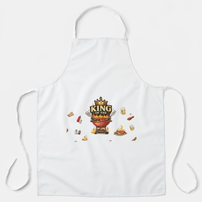 Modern art all over print apron  (Front)