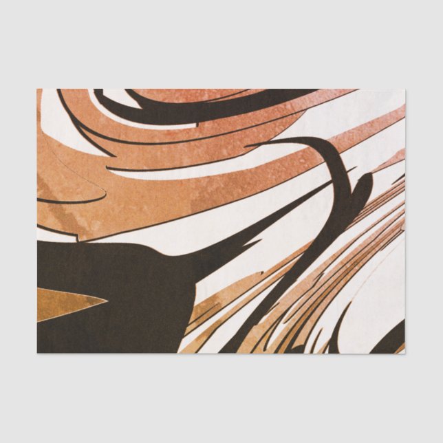 Modern Art Amazing Color Combination Tissue Paper (Front)