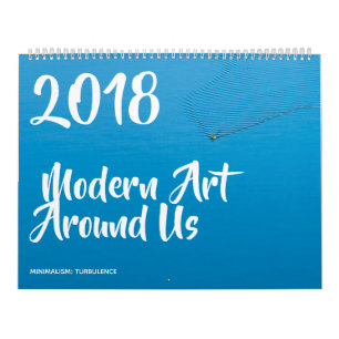 Modern Art Around Us funny customizable Calendar