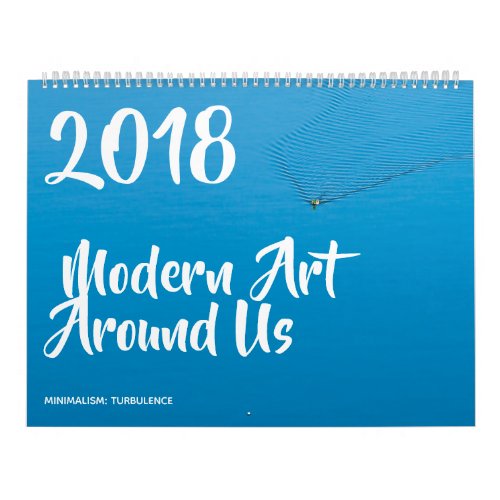 Modern Art Around Us funny customizable Calendar