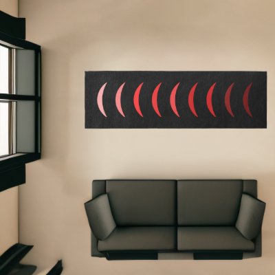 Modern Art Black and Red