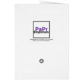 Modern Art ChristmasTree Non-Traditional Purple (Back)