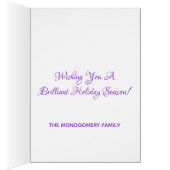 Modern Art ChristmasTree Non-Traditional Purple (Inside (Right))