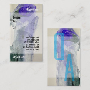 Modern art, clear, bold, impressive business card