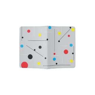 Modern Art - Clown Faces - Custom Passport Holder