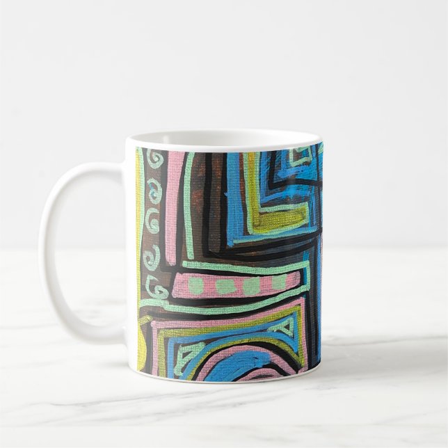 Modern Art Coffee Mug (Left)
