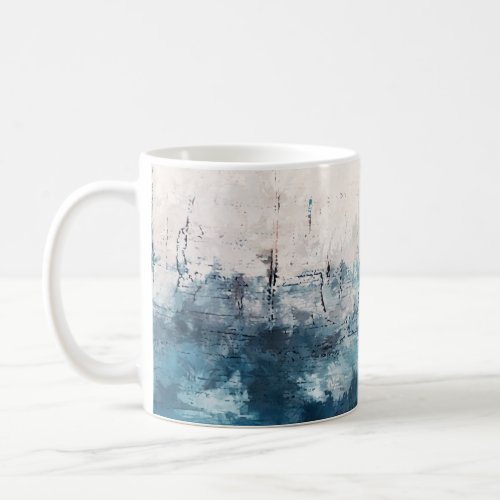 Modern Art Colorful Abstract Brushstrokes Coffee Mug