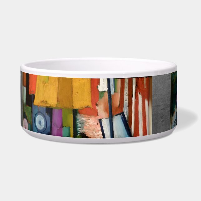 Modern art composition  bowl (Front)