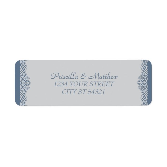 Modern Art Deco Address Labels (Front)
