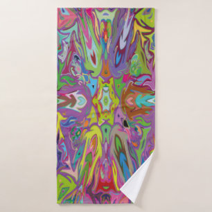 Modern Art Deco Multi-color For clothes and decor Bath Towel