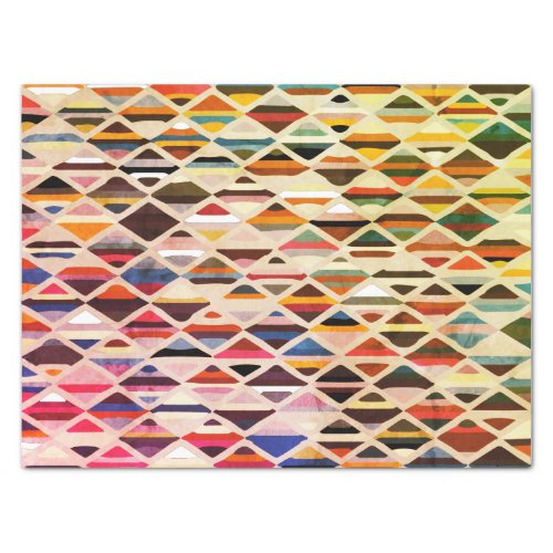 Modern Art Deco Multi_color Tissue Paper