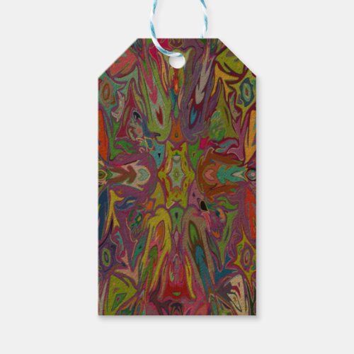 Modern Art Deco Multicolore Gift Tags