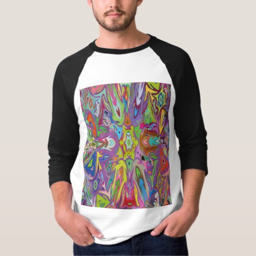 Modern Art Deco Multicolore T_Shirt