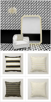 Modern Art Deco Pillows