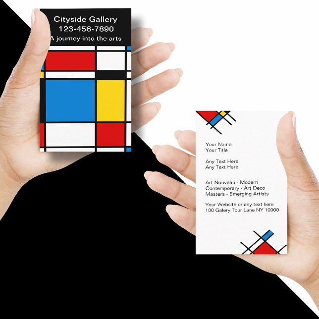 Modern Art Gallery Business Cards (Creator Uploaded)