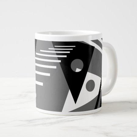 Modern Art Large Coffee Mug