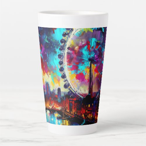 Modern Art London Latte Mug