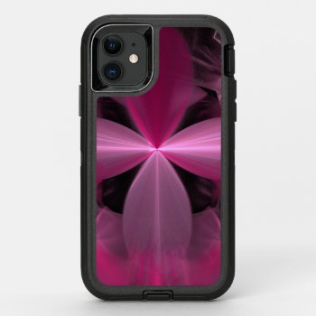Modern Art Of Christian Cross In Swirling Pink Otterbox Defender Iphone 11 Case by pjwuebker at Zazzle