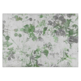 Modern art of flower pattern and wall texture mix cutting board