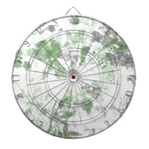 Modern art of flower pattern and wall texture mix dart board