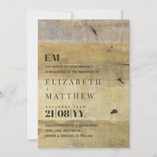 Modern Art Painting Typography Wedding Invites