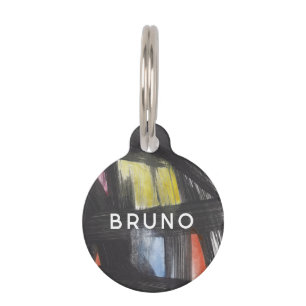 MODERN ART PET ID TAG