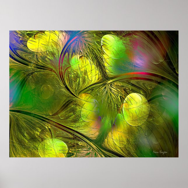Modern Art Print Golden Bough (Front)