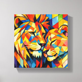 Modern Art (Pure Love) Decorative Panel Canvas Print