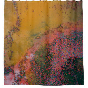 Modern art shower curtain