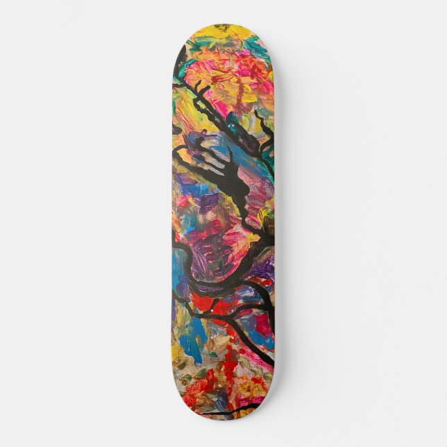 Modern Art Skateboard - Tree of Struggle (Front)