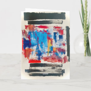 Modern Art Stationary Card