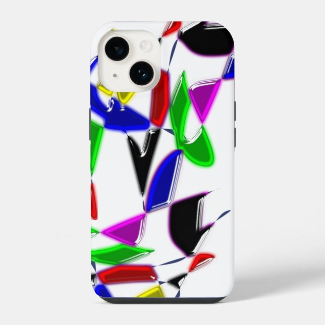Modern art texture iphone case (Back)
