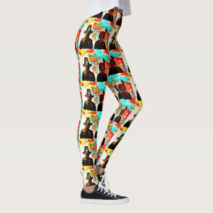 Modern Art Thanksgiving Leggings
