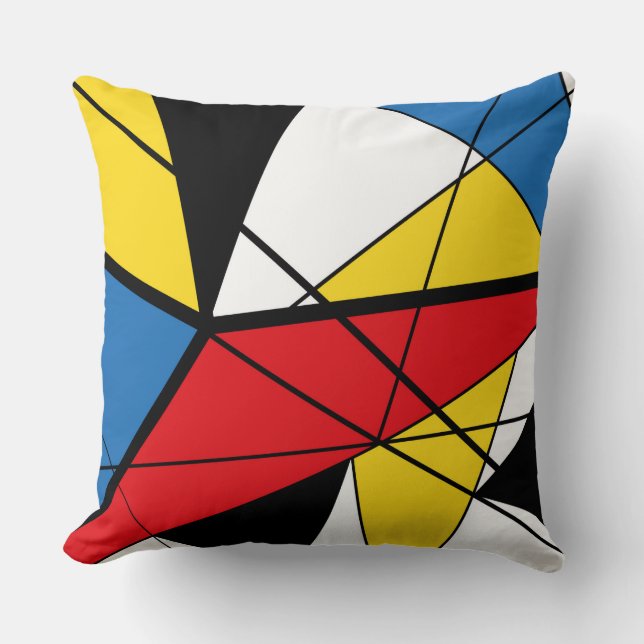 Modern Art  Throw Pillow (Front)