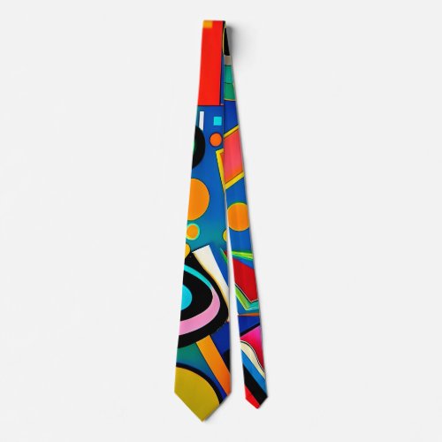 Modern art ties for men Abstract Pattern