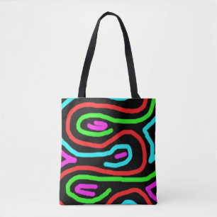Modern art tote bag