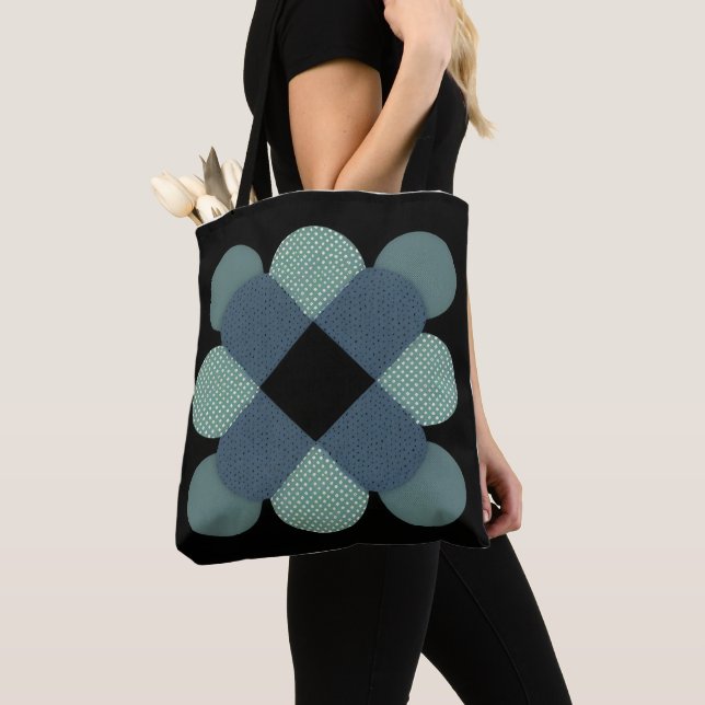 Modern Art Tote Bags. Bag (Close Up)