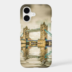 Modern Art Tower Bridge London England iPhone 17 Case