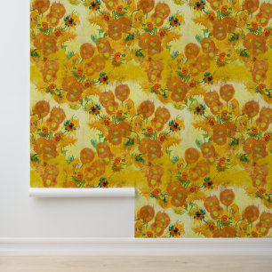 Modern Art Van Gogh's Sunflowers Wallpaper