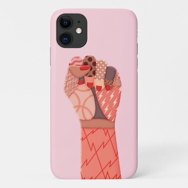 Modern Art Womens Protest Case-Mate iPhone Case (Back)
