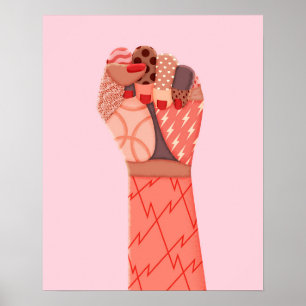 Modern Art Womens Protest Poster