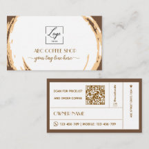 Modern Artisan LOGO QR code Coffee Shop